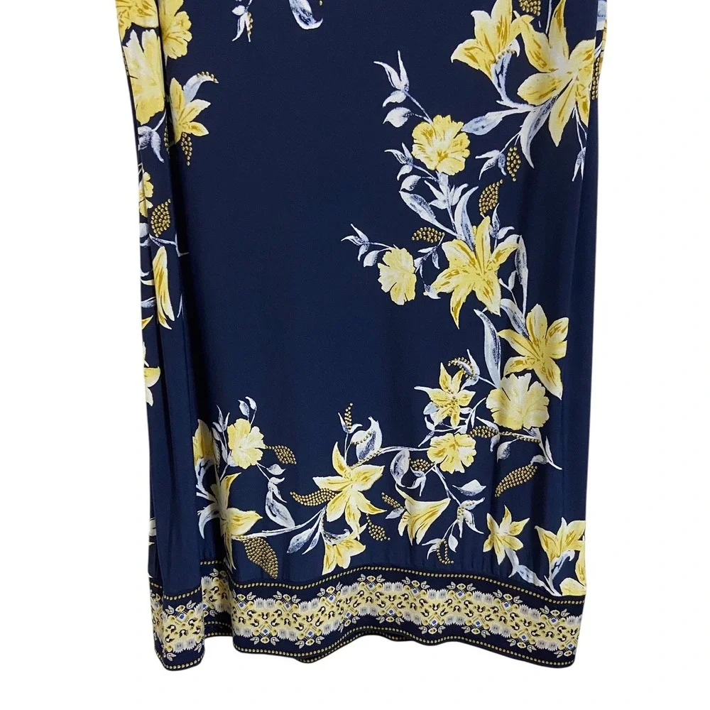JM Collection Floral Keyhole Shift Dress Career Botanical Professional Office 1X